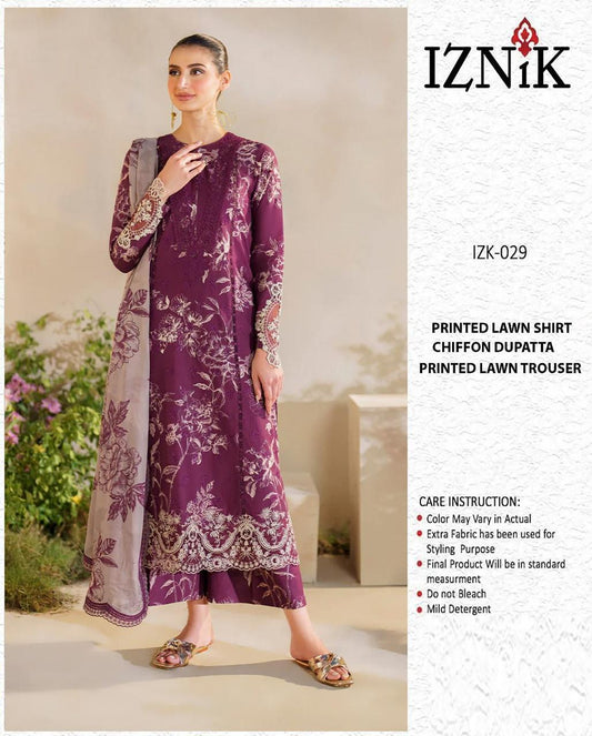 Iznik brand 3 piece suit